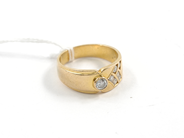 Pawnitems, Ring, 18K with diamonds 1xca0,23ct, in auction: Pawn – Tuesday 11 August 2009