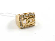 Pawnitems, Ring, 18K with stones Ø19¼ - 19½ 13,7g, in auction: Pawn – Tuesday 11 August 2009