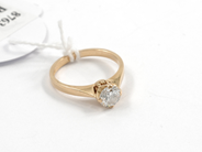 Pawnitems, Ring, 18K with diamond ca0,74ct Ø16¼ 2,9g, in auction: Pawn – Tuesday 11 August 2009
