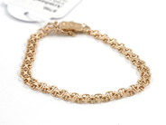 Pawnitems, Bracelet, "x-link" with bar 18K 19,5cm 9,9g, in auction: Pawn – Tuesday 11 August 2009