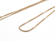 Pawnitems, Necklace, Box-chain 18K 43cm 2,3g, in auction: Pawn – Tuesday 11 August 2009