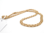 Pawnitems, Necklace, "x-link" with bar 18K 43cm 24,7g, in auction: Pawn – Tuesday 11 August 2009
