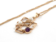 Pawnitems, Necklace, "curb" 69,5cm, in auction: Pawn – Tuesday 11 August 2009
