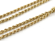 Pawnitems, 2 Halskedjor, Cordel 14K 40/54cm 19,6g, in auction: Pawn – Tuesday 11 August 2009