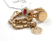 Pawnitems, Lot of gold, 14K imperfect 16,6g, in auction: Pawn – Tuesday 11 August 2009