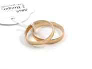Pawnitems, 2 Rings, 18K engraved 3,9g, in auction: Pawn – Tuesday 11 August 2009