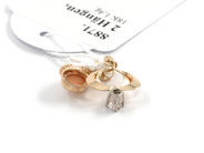 Pawnitems, 2 Pendants, 18K 1,4g, in auction: Pawn – Tuesday 11 August 2009