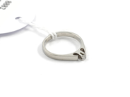 Pawnitems, Ring, 18K white gold with small diamond Ø14¼ 1,8g, in auction: Pawn – Tuesday 11 August 2009