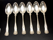 Pawnitems, Spoons, 6 st 23cm, in auction: Pawn – Tuesday 11 August 2009