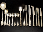 Pawnitems, Flatware, 1 Kompottsked, in auction: Pawn – Tuesday 11 August 2009