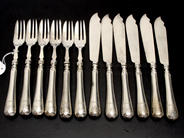 Pawnitems, Flatware, Fisheaters 6 Forks, in auction: Pawn – Tuesday 11 August 2009