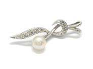 Jewellery - PENDANT, 14K white gold - View 1