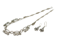 Jewellery, NECKLACE, EARRINGS, in auction: Classic – Saturday 27 February 2010