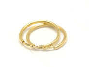 Pawnitems, Creoler, 1 pair 18K 1,2g, in auction: Pawn – Tuesday 14 September 2010