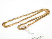 Pawnitems, Necklace, 18K graduated "x-link" 43cm 12g, in auction: Pawn – Tuesday 16 November 2010