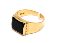 Pawnitems, Signet-ring, 18K with stone Ø19¾ 8,1g, in auction: Pawn – Tuesday 16 November 2010