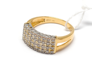 Pawnitems, Ring, with diamonds 36xca.0,01ct 18K Ø17¾ 4,1g, in auction: Pawn – Tuesday 16 November 2010