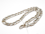 Pawnitems, Necklace, Figaro in silver 52cm 86g, in auction: Pawn – Tuesday 16 November 2010