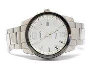 Pawnitems, Men´s wristwatch, Casio MTP-1296 steel quartz date stålänk with foldingclasp approx 17cm, in auction: Pawn – Tuesday 16 November 2010