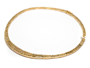 Pawnitems, Necklace, with white stones 18K 40cm 31,4g, in auction: Pawn – Tuesday 16 November 2010