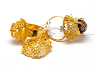 Pawnitems, Lot of gold, damaged with stone 21K gross weight 17,2g, in auction: Pawn – Tuesday 16 November 2010