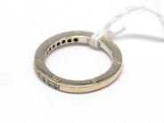 Pawnitems, Ring, engraved in white gold with diamonds 15 x approx 0,01ct 18K Ø16 3/4. 3,8g, in auction: Pawn – Tuesday 16 November 2010