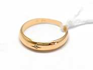 Pawnitems, Ring, with white stone 18K Ø17. 1,7g, in auction: Pawn – Tuesday 16 November 2010