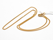 Pawnitems, Necklace, "curb" 18K 41,5cm 3,1g, in auction: Pawn – Tuesday 16 November 2010
