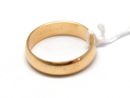 Pawnitems, Plain Ring, engraved 18K 5,7g, in auction: Pawn – Tuesday 16 November 2010