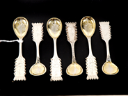 Pawnitems, Spoons, 6 st, in auction: Pawn – Tuesday 16 November 2010