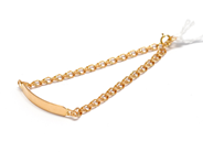 Pawnitems, Bracelet, children`s bracelet Bismarck with tray 18K 13,5cm 2,2g, in auction: Pawn – Tuesday 16 November 2010