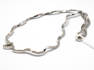 Pawnitems, Necklace, in white gold with white stones 18K 42,5cm 25,2g, in auction: Pawn – Tuesday 16 November 2010