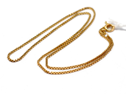 Pawnitems, Necklace, Box-chain 18K 37cm 3,5g, in auction: Pawn – Tuesday 16 November 2010