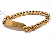 Pawnitems, Bracelet, "curb" damaged 14K 22,5g, in auction: Pawn – Tuesday 16 November 2010