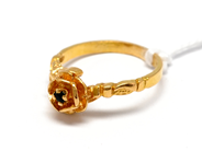 Pawnitems, Ring, with blue stone 18K Ø17 1/4. 4,0g, in auction: Pawn – Tuesday 16 November 2010