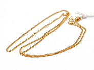 Pawnitems, Necklace, "curb" 18K 41cm 2,1g, in auction: Pawn – Tuesday 16 November 2010