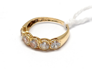 Pawnitems, Ring, damaged with white stones 14K 2,1g, in auction: Pawn – Tuesday 16 November 2010