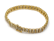 Jewellery - BRACELET, 18K guld/rodierat gold - View 1