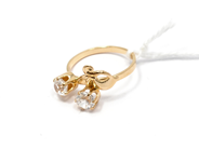 Pawnitems, Ring, with stones 14K Ø16 1/4  2,2g, in auction: Pawn – Tuesday 15 March 2011