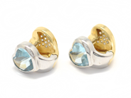Jewellery, EARRINGS, dubbelsidiga, in auction: Classic – Saturday 28 May 2011