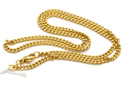 Pawnitems - Necklace, 18K "curb" 52cm 24,3g - View 1