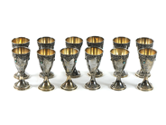 Silverware, BEAKER, 12 st beaker sterling- silver weight 216.0 g height 7,5cm, in auction: Classic – Saturday 24 September 2011