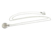 Jewellery - CHAIN PENDANT, 18K white gold - View 1
