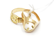 Pawnitems, Piece of gold, 14K engraving, in auction: Pawn – Tuesday 22 November 2011