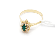 Pawnitems, Ring, with stones 18K SIZE 17 3/4 2,7 g, in auction: Pawn – Tuesday 22 November 2011