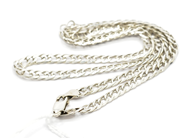 Pawnitems, Necklace, sparse "curb" 45 cm in silver 925 9,6 g, in auction: Pawn – Tuesday 22 November 2011