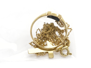 Pawnitems, Piece of gold, 14K broken 5,6 g, in auction: Pawn – Tuesday 22 November 2011