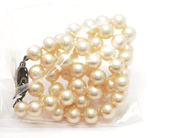 Pawnitems, Pearl necklace, 45 cm with damaged clasp in silver, in auction: Pawn – Tuesday 22 November 2011