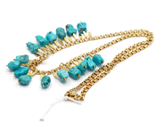 Pawnitems, Necklace, Bismarck with stones 18K 43 cm 30,5 g, in auction: Pawn – Tuesday 22 November 2011