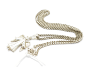 Pawnitems, Necklace, "curb" 38,5 cm with pendant in silver 925 4,6 g, in auction: Pawn – Tuesday 22 November 2011
